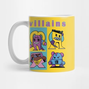 Comic characters super villains Mug